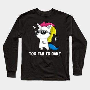 Pansexual Pride Flag Month Cute Lgbtqia Unicorn Pansexuality Long Sleeve T-Shirt